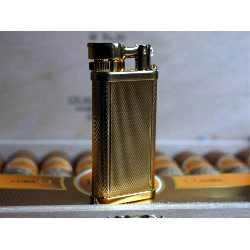 Dunhill - Unique Pocket Lighter - Barley Gold Plated